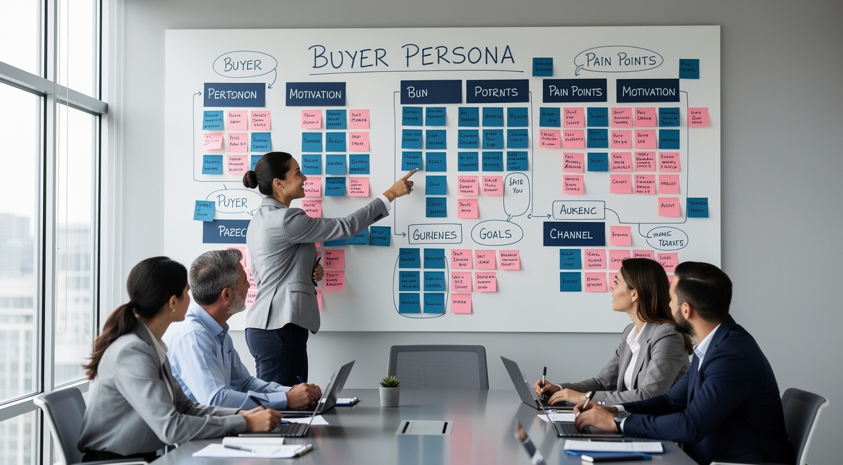 Buyer Persona Workshop mit Sticky Notes